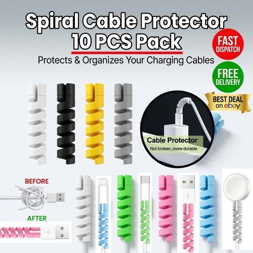 10pcs spiral cable - spiral, saver