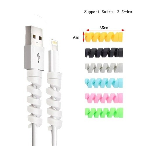 10pcs silicone cable protector - silicone,