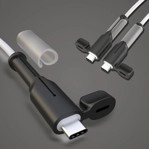 Silicone cable protector cover - silicone,
