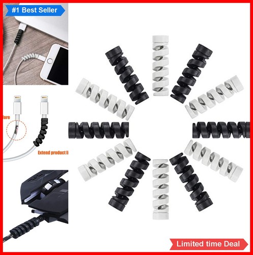 Silicone spiral charging cable - silicone,