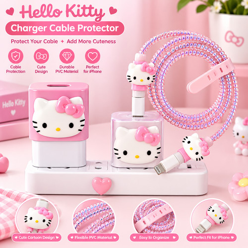Hello kitty charger - kitty, cable
